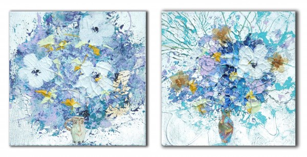 Flowers in Grayson Perry and Picasso Vases