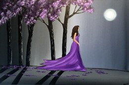 Lady In Purple